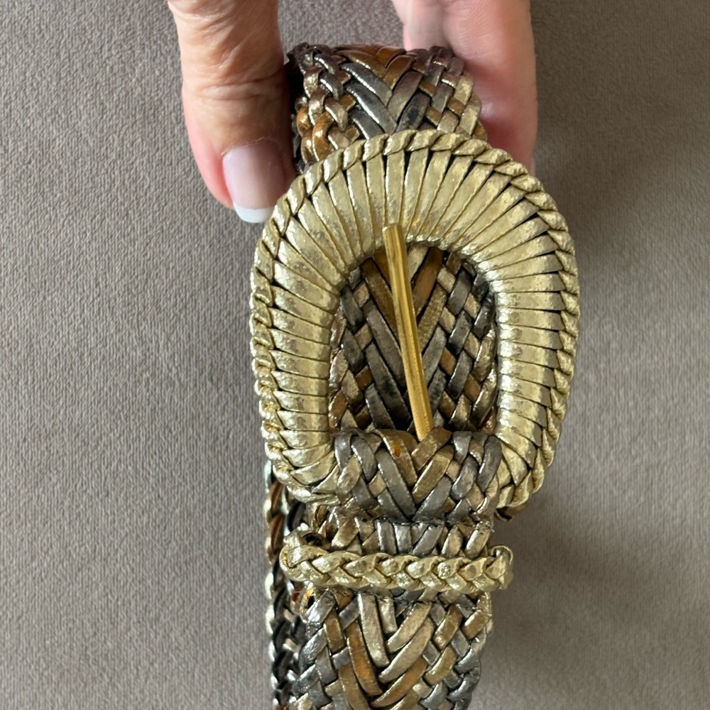 Multi colored Braided Belt
